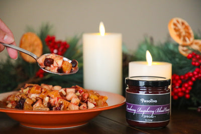 Cranberry Raspberry Blood Orange Spread