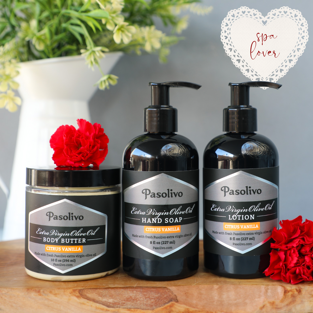 Citrus Vanilla Spa Trio