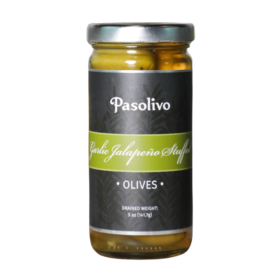 Garlic Jalapeño Stuffed Olives
