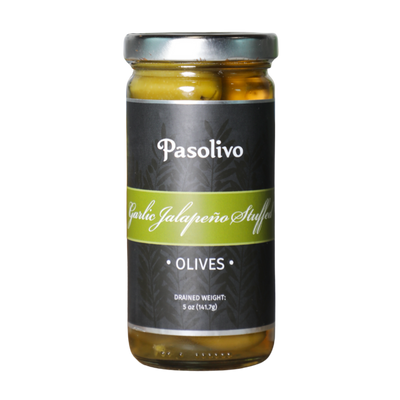 Garlic Jalapeño Stuffed Olives