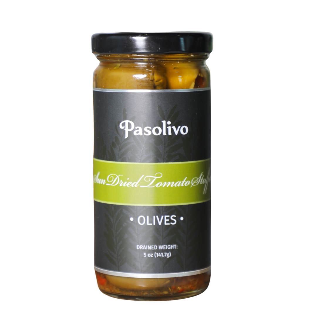 Sun-Dried Tomato Stuffed Olives