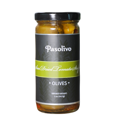 Sun-Dried Tomato Stuffed Olives