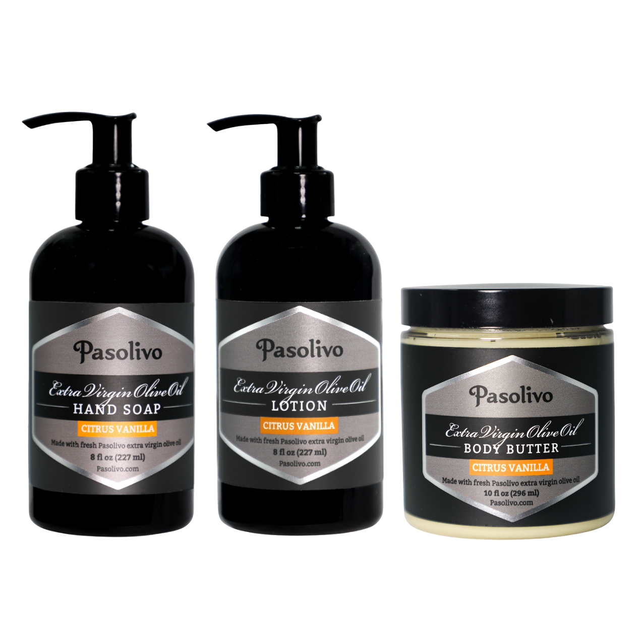 Citrus Vanilla Spa Trio