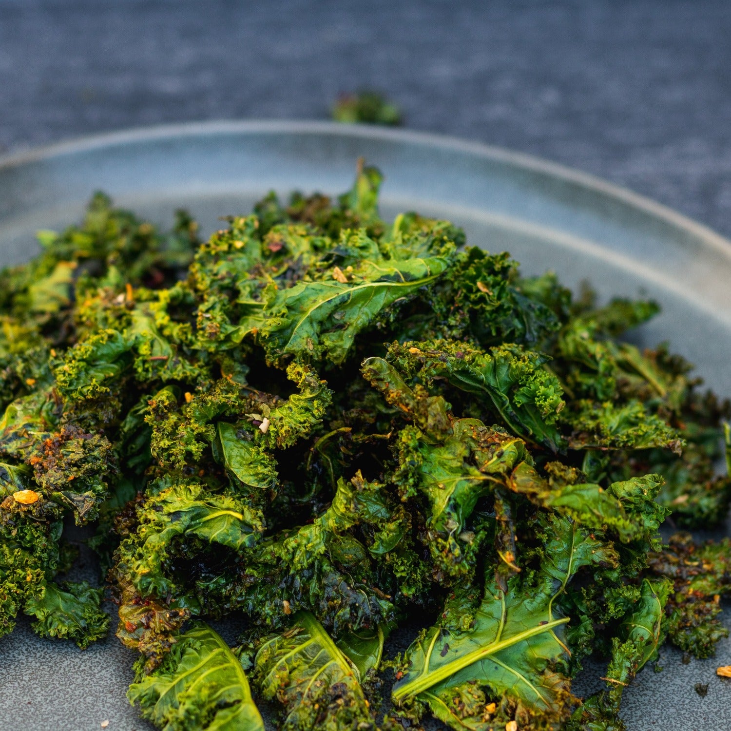 Chimichurri Spiced Kale Chips Recipe Pasolivo Olive Oil