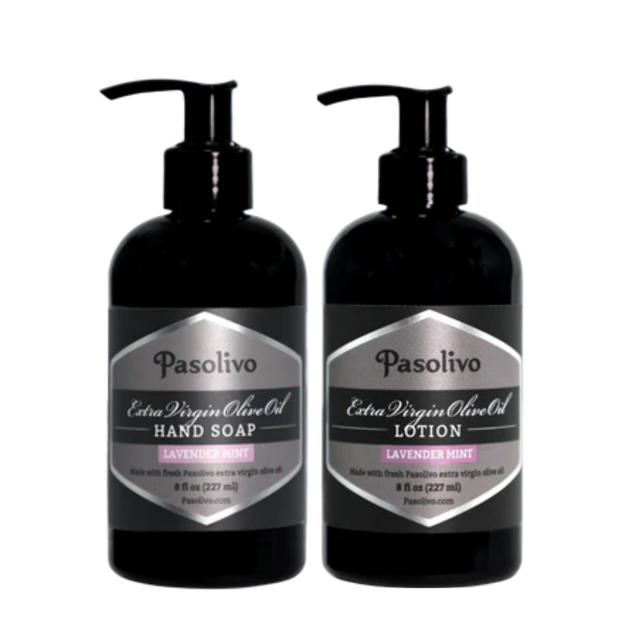 Lavender Mint Spa Duo Gift Set | Pasolivo | Award-Winning Olive Oil