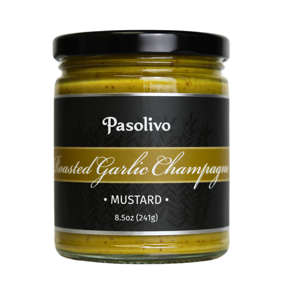 Pasolivo Roasted Garlic Champagne Mustard