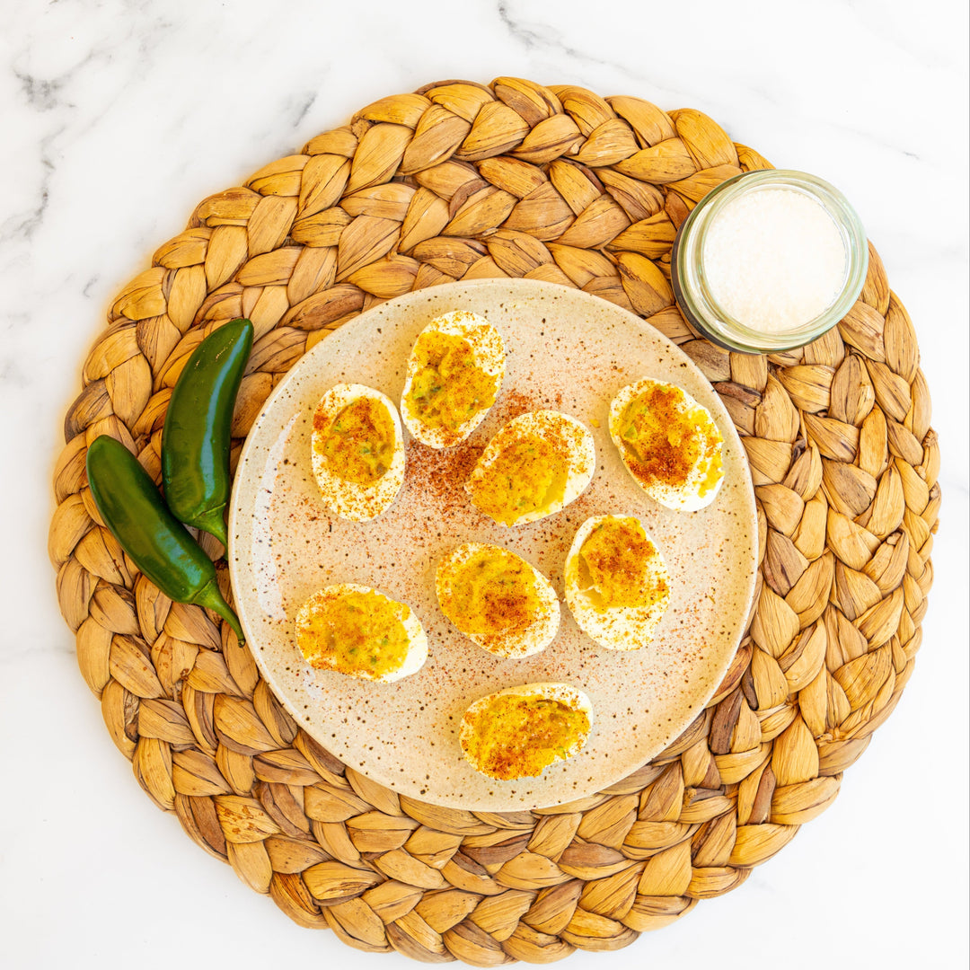 Jalapeno Deviled Eggs