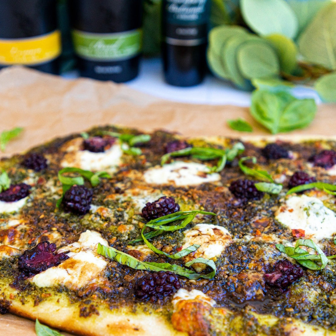 Blackberry Pesto Pizza