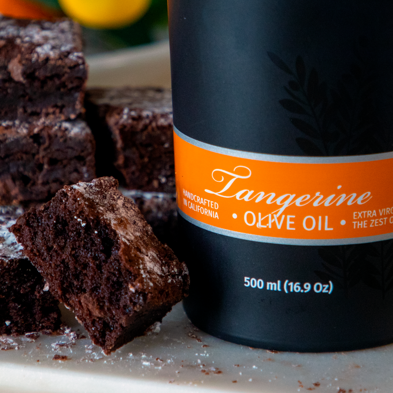 Tangerine Olive Oil Brownies