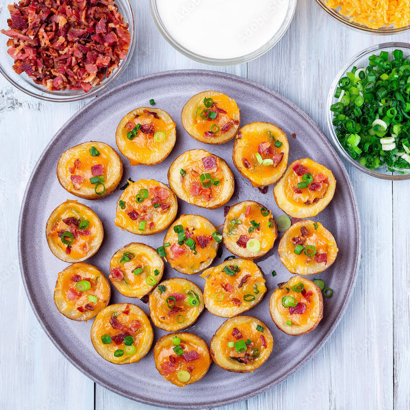 Cheesy Mini Potato Skins