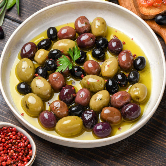 Lemon Marinated Olives