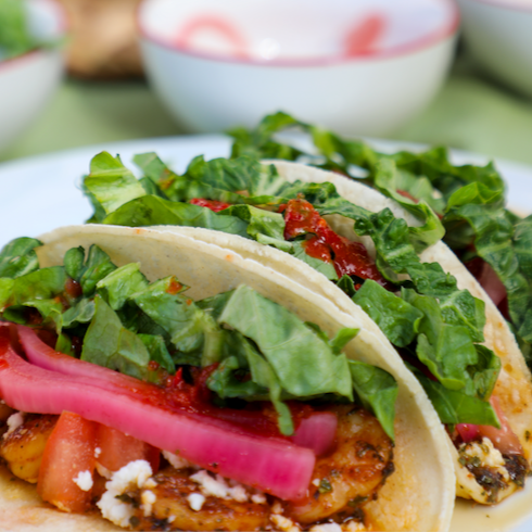 Chimichurri Shrimp Tacos