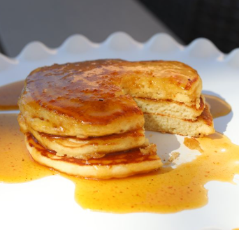 Apple Olive Oil Pancakes