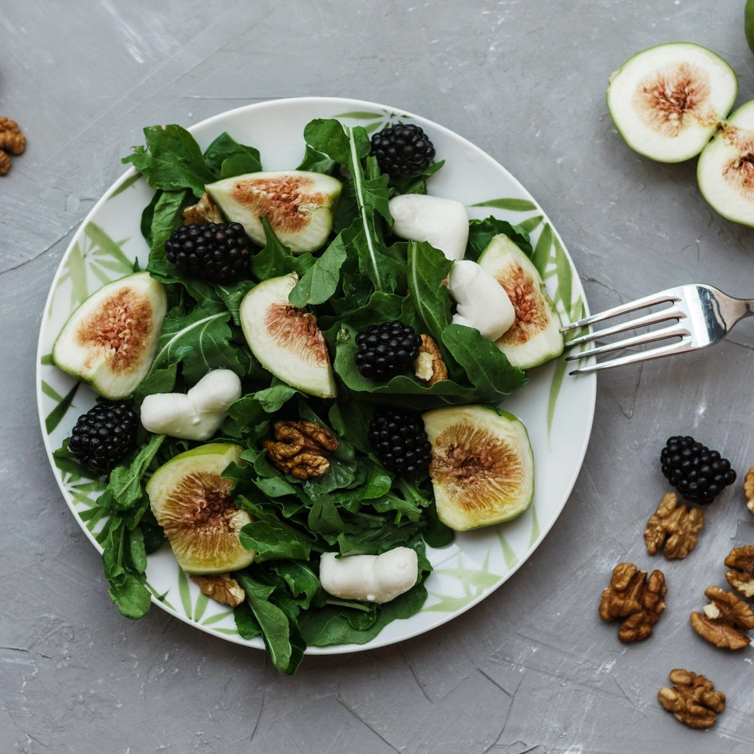 Pickled Blackberry, Fig, & Blue Cheese Salad