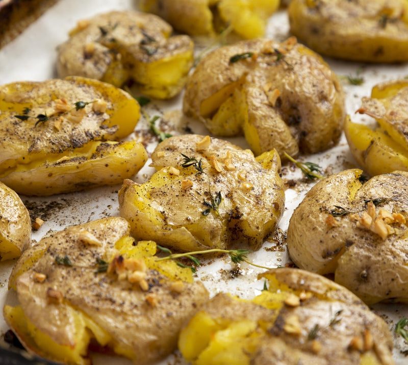 Smashed Crispy Potatoes