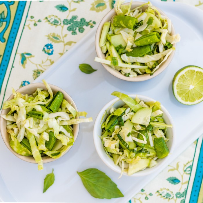 Summer Slaw with Honey Lime Dressing