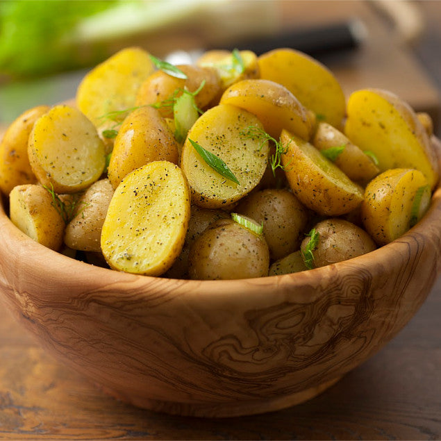 Potato Salad with Spring Blend, Green Onions, and Fennel