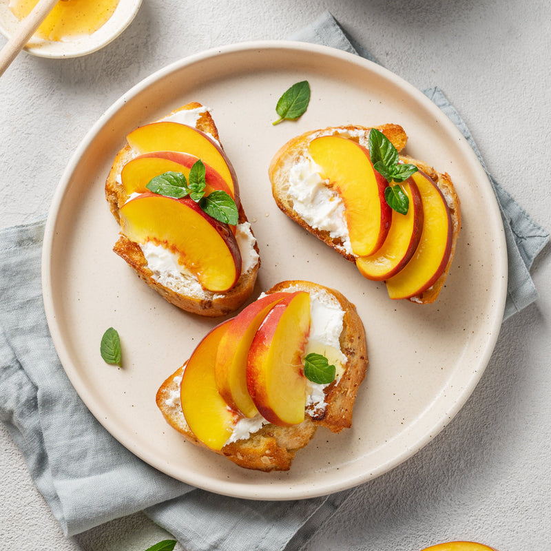 Peach Bruschetta