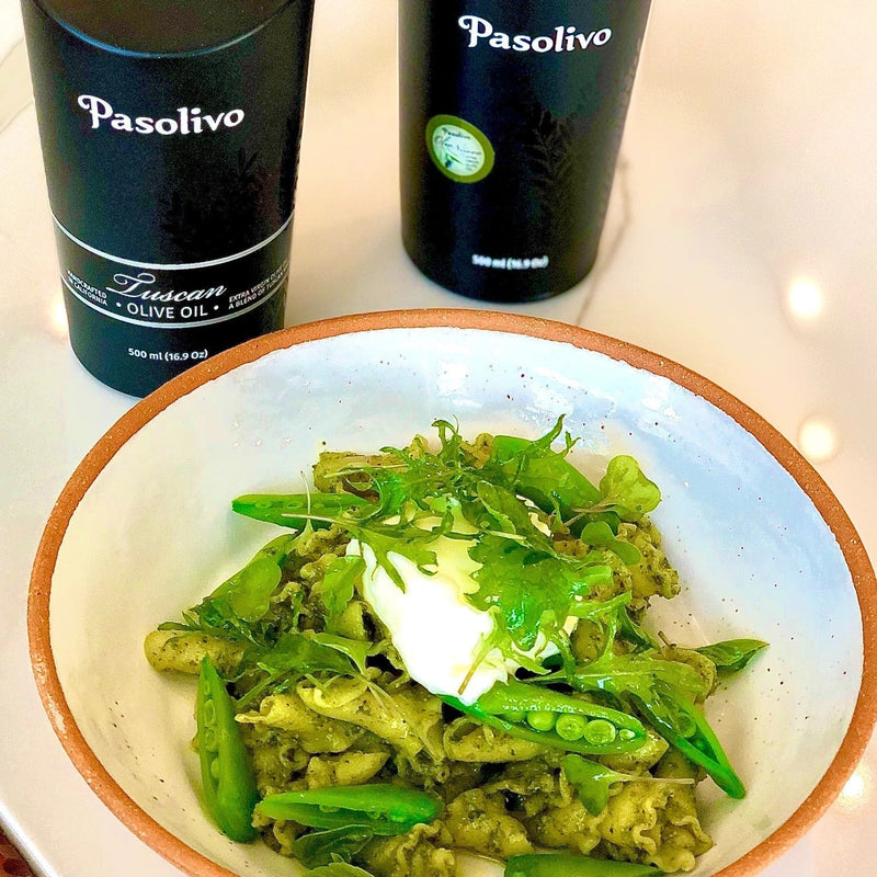 Etto Trombe Pasta with Kale Pesto