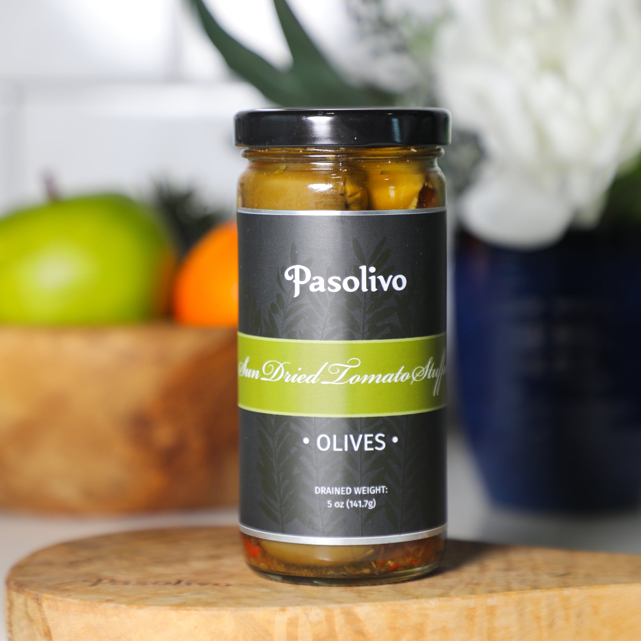 Sun-Dried Tomato Stuffed Olives