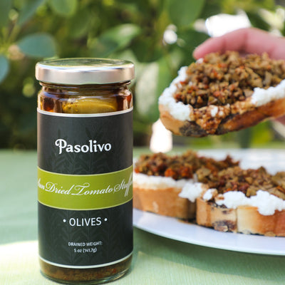 Sun-Dried Tomato Stuffed Olives