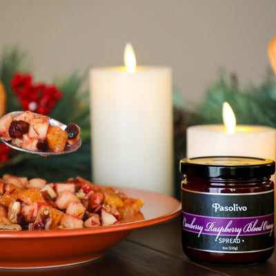 Cranberry Raspberry Blood Orange Spread