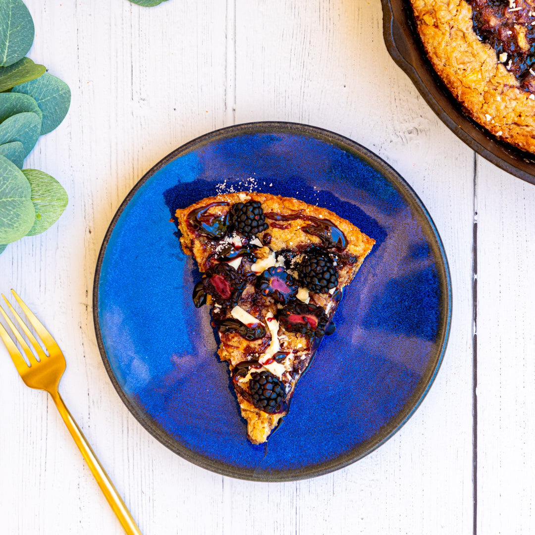 Pasolivo Berry Balsamic Swirled Skillet Cookie Recipe