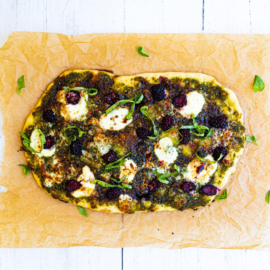 Pasolivo Blackberry Pesto Pizza Recipe
