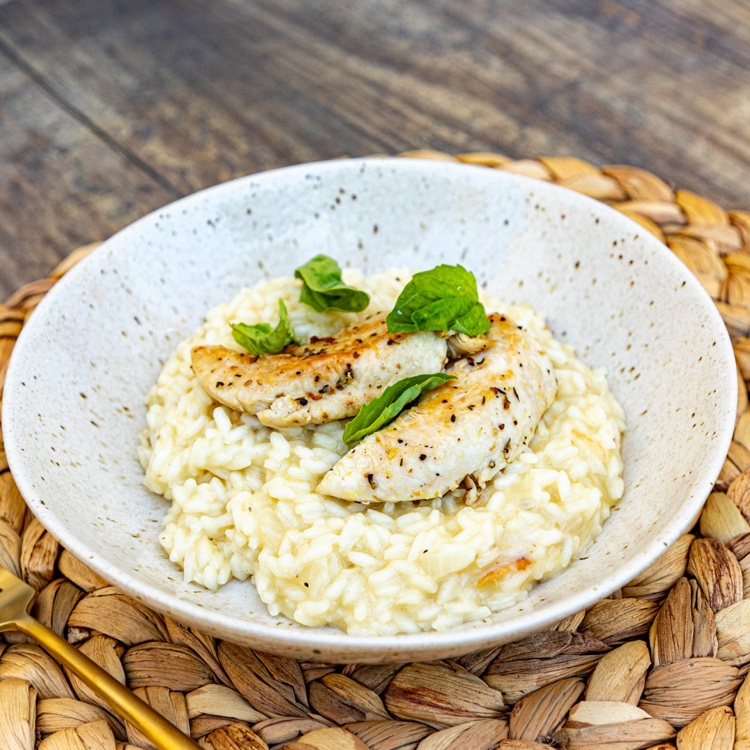 Pasolivo Lemon and Truffle Risotto with Chicken Recipe