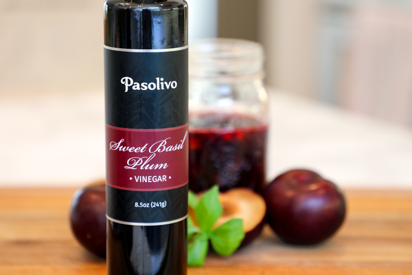 Sweet Basil Plum Balsamic Vinegar