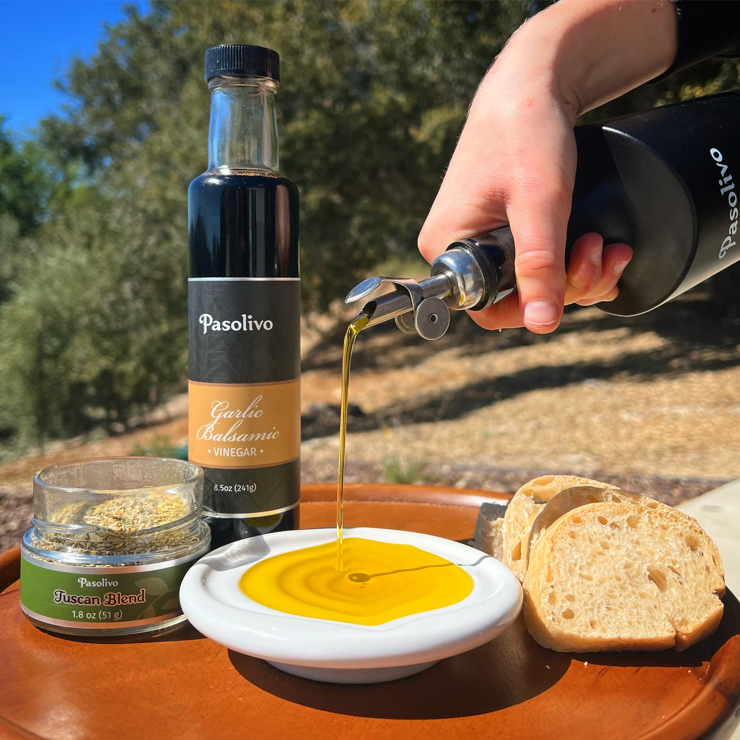 Garlic Balsamic Vinegar - 8.5 oz