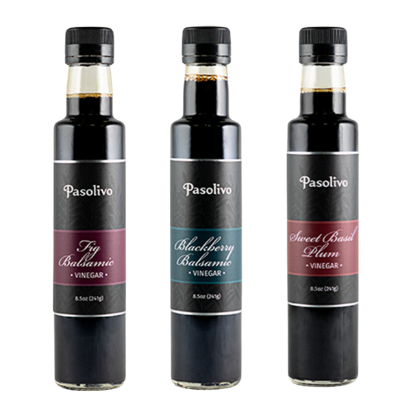 Pasolivo's Sweet & Tart Balsamic Trio