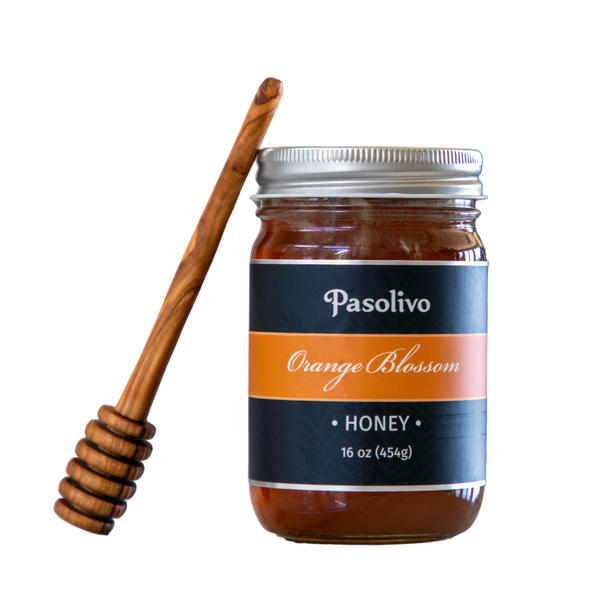 Honey & Honey Dipper Gift Set | Pasolivo | California Olive Oil