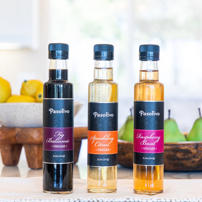 Raspberry Basil Vinegar - 8.5 oz