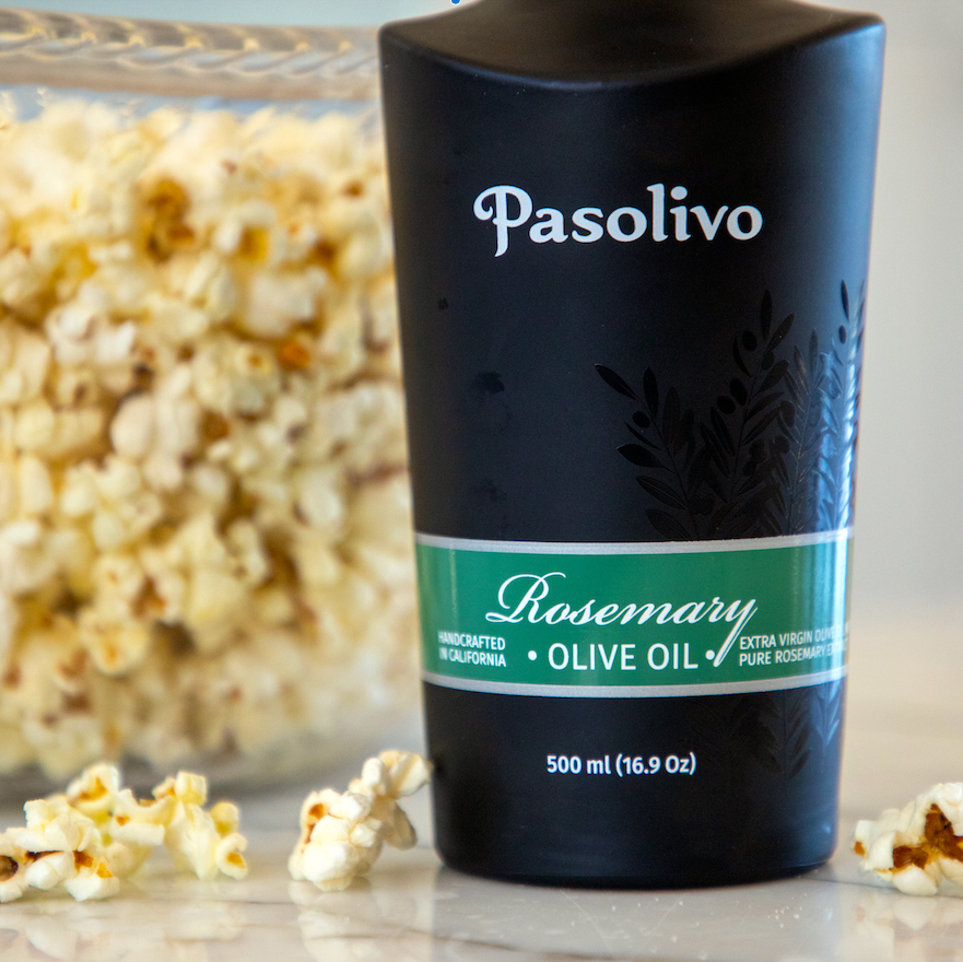 Rosemary Olive Oil | Pasolivo | Savory Hand-Blended California Oil