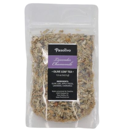 Lavender Chamomile Olive Leaf Tea – Pasolivo Lavender Chamomile Olive Leaf Tea – Pasolivo