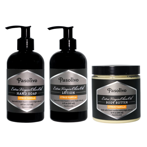 Citrus Vanilla Spa Trio
