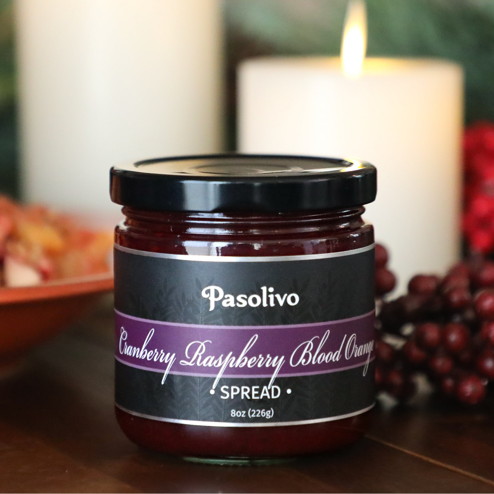 Cranberry Raspberry Blood Orange Spread
