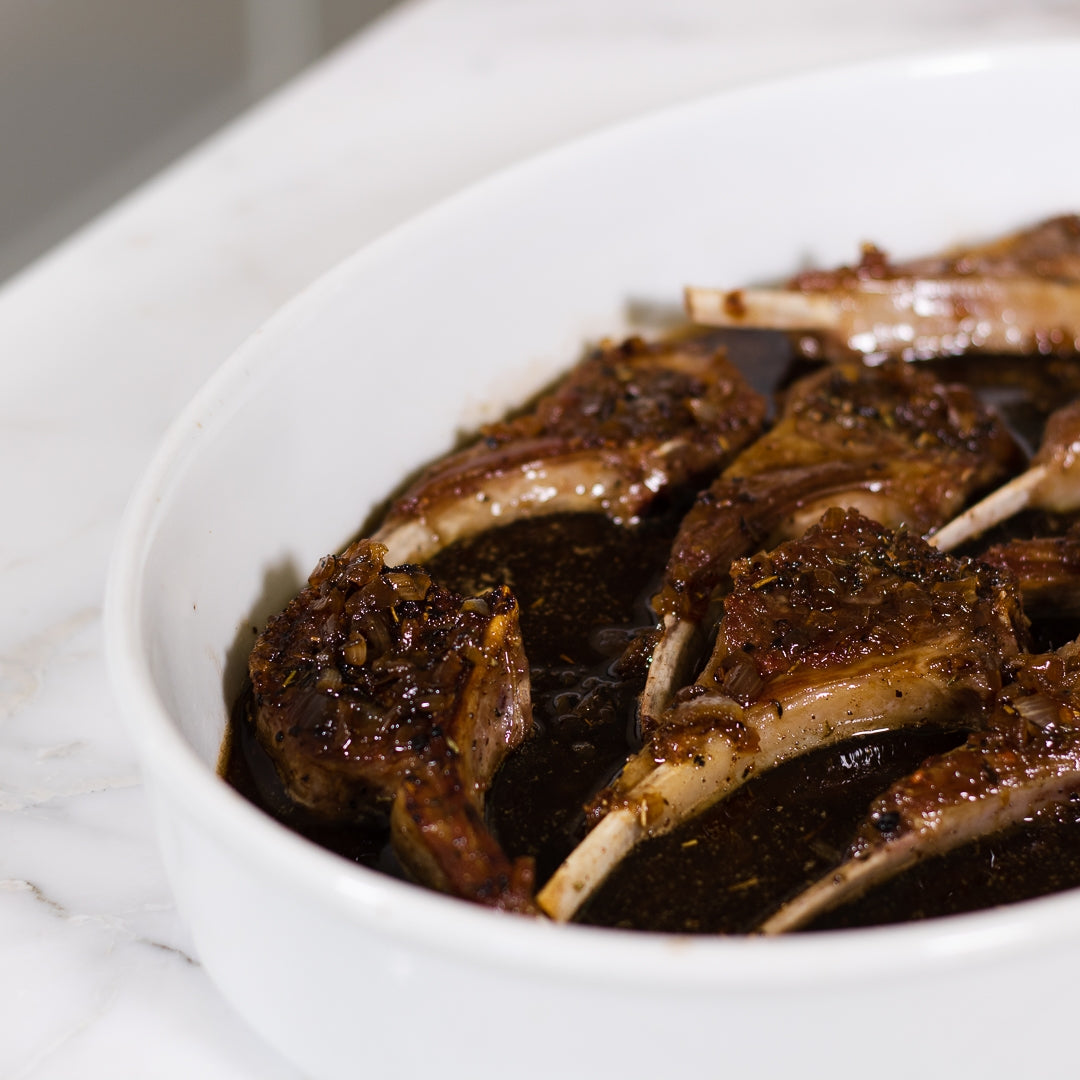 Pasolivo Lamb Chops with Blackberry Balsamic Reduction Sauce Recipe