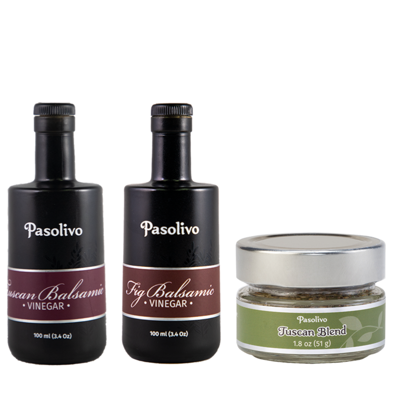Pasolivo's Tuscan Balsamic Trio
