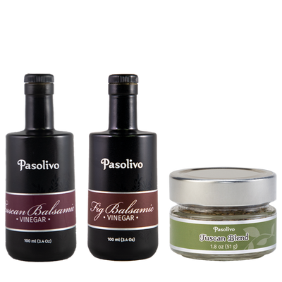 Pasolivo's Tuscan Balsamic Trio